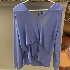 Naked Zebra lavender blouse
